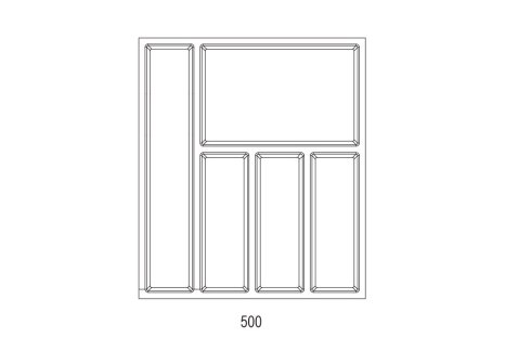 Příborník SKY 500/500 antracit