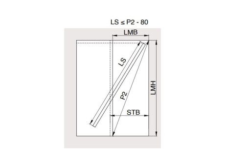 Cemux Starship spodní vodítko 18-26mm černý