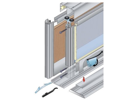 Úchytková lišta S15 délka 2,7 m