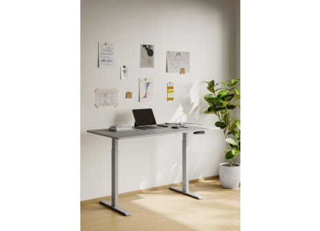 Cemux výškově stavitelná podnož MANUAL šedá