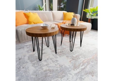 Stolová noha GS43 drátěná černá mat výška 710 mm