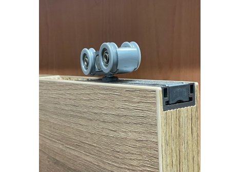 Cemux STARSHIP MINIMAL sada kování pro dřevěné dveře 1 křídlo 100 kg s tlumením