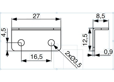Úhelníková zarážka