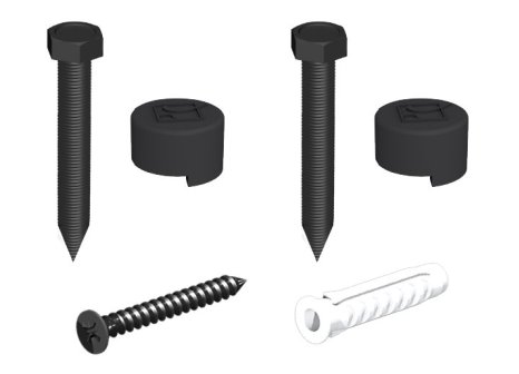 THOR sada na posuvné interiérové dveře na 100 kg včetně kolejnice 240 cm