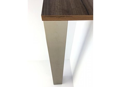 Stolová noha výška 710 mm 80 x 80 mm eloxovaný hliník
