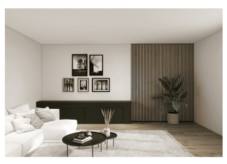 Obkladové lamely MARTEL Dub přírodní s černou 2,7 m