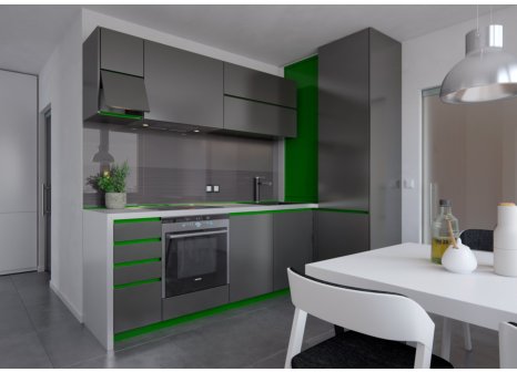 Profil pro bezúchytkové dveře J - délka 4100 mm RAL