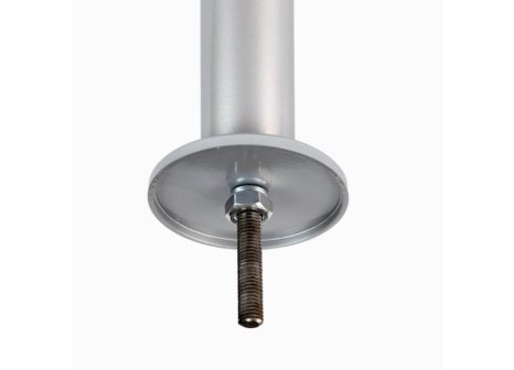 Podpěra barového pultu pr.38mm rovnoběžná chrom matný