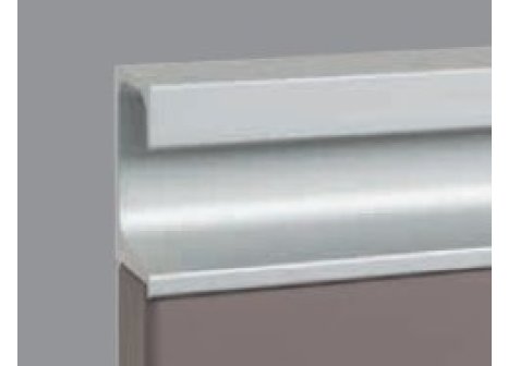 Dvířka jednostranný vysoký LESK bílá - tvar UKS-7