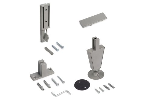 ZERO sada pro ukotvení profilu podlaha / stěna kamenná šedá