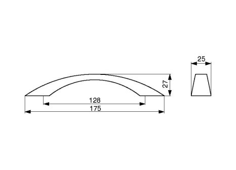 Úchytka Sisa dřevěná buk lakovaný