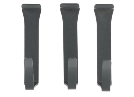 Závěsný systém sada 3 velkých háčků antracit