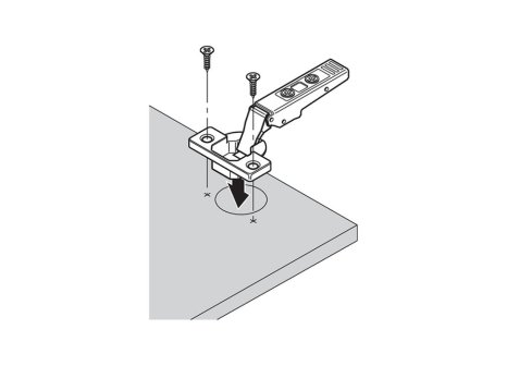 BLUM 70T3550.TL CLIP TOP závěs 110° naložený TIP-ON