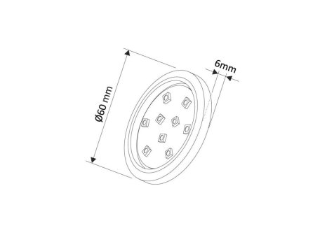 LED sada 3 světel ORBIT teplá bílá