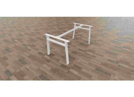 ARdesign stolová podnož konkávní H, 710 bílá