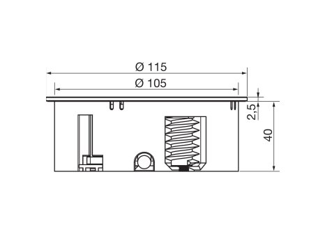 Elektro zásuvka Bachmann Twist 931.032 1 x 230V + 2 x USB nerez