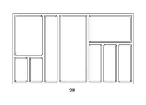 Příborník SKY 500/900 antracit