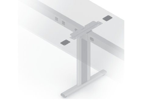 VOGA spojka stolové desky 90 x 65 mm DESK BAR