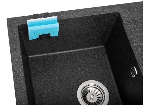 Sinks držák houbičky černý