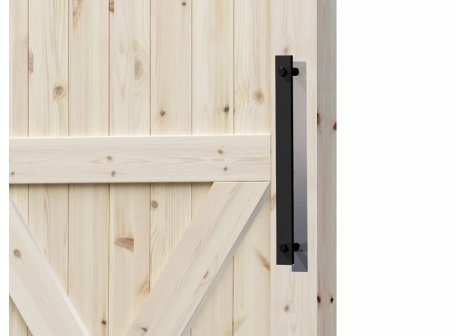 Kovové madlo ST ke skleněným dveřím, černý mat