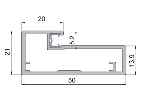 Hliníkový rámeček- S4