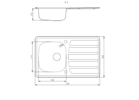 ALVEUS nerezový dřez ZOOM 20 s odkapávačem