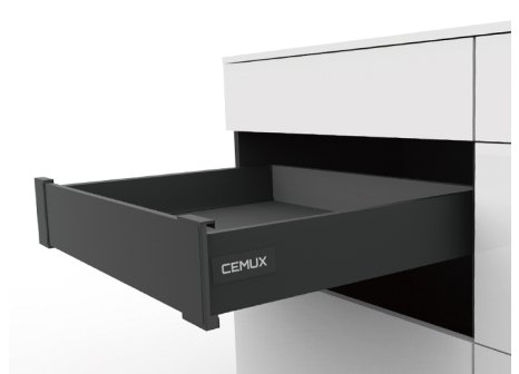Cemux kování pro potravinovou skříň A Box bílý 600mm