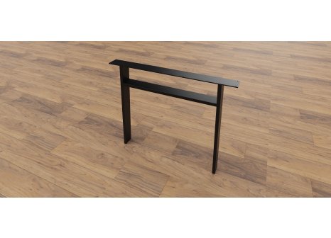 ARdesign stolová podnož pro lavici konkávní H, 450 černá