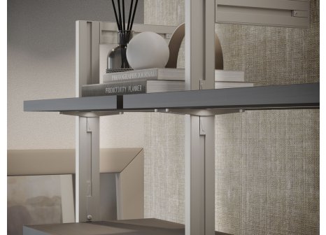 ZERO spojovací komponent pro konstrukční profil kamenná šedá