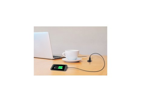 Elektro nabíječka černá 2 x USB