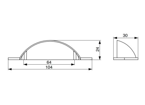 Úchytka Artur patinovaný cín