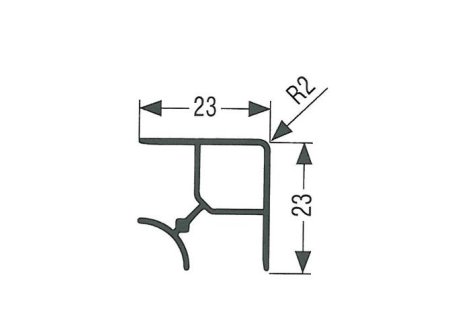 Roh 90° vnitřní a vnější antracit
