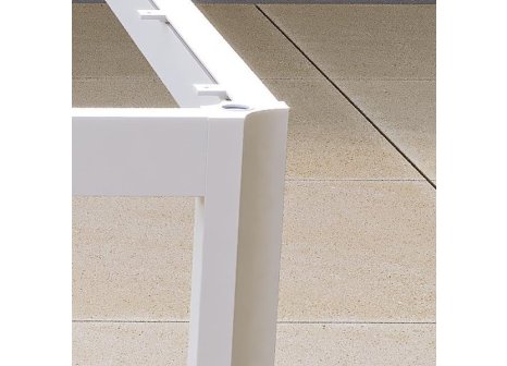 Stolová konstrukce Alu Star pro skleněnou desku B5 černá