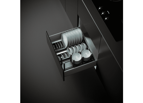 Cemux STAR držák na misky 90x470x80 mm šedý