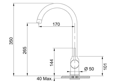 Franke set S2D 611-100 + FP 9000 chrom