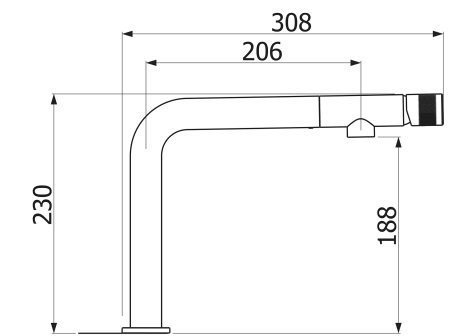 Sinks COMFORTA - N6 Nanoblack