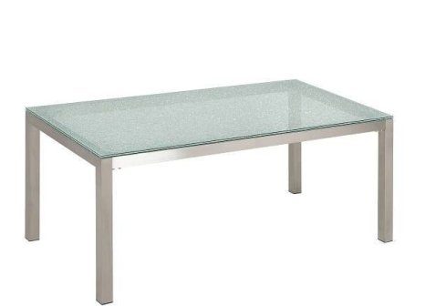 Stolová konstrukce Alu Star pro skleněnou desku B2 bílá