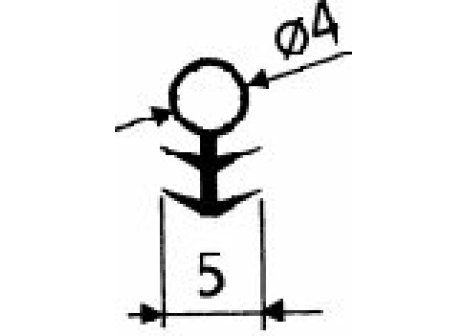 Těsnění okenní Sillen B10 průměr 4 mm