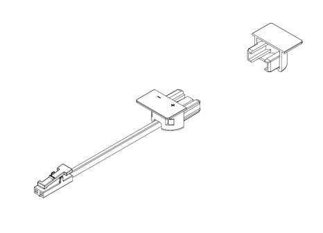LED profil Celux SLS-03 přívodní kabel s minizásuvkou