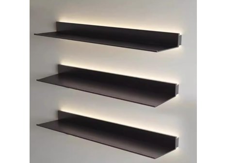 Shelf policový profil 3 m černý mat