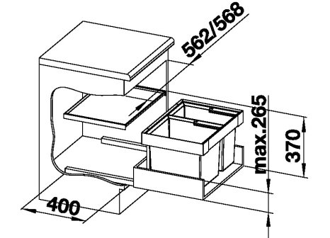 Blanco Flexon II 60/2 30+1x19l