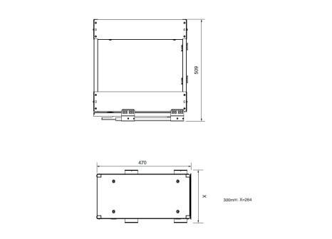 Cemux IRON Line 30-3D plné dno s tlumením antracit