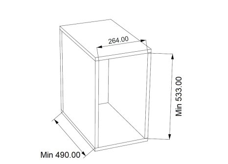 Cemux IRON Line 30-3D plné dno s tlumením antracit