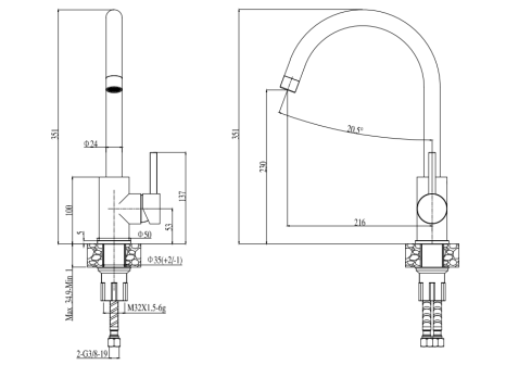 Alveus baterie ROXA chrom