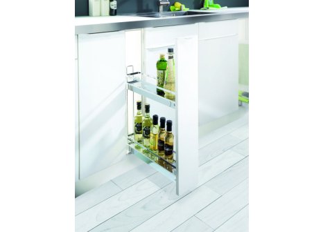 KESSEBÖHMER dvojkoš Classic 15-3D dvě police, šedý pravý