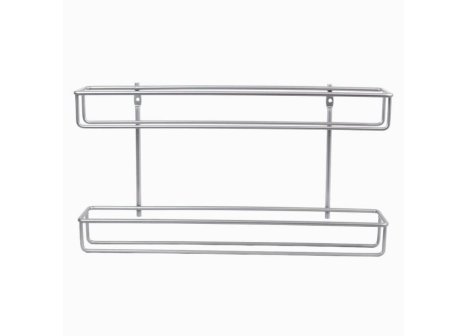 Police na stěnu pro sadu kořenek dvoustupňová