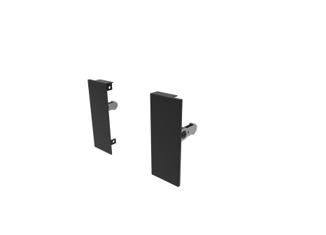 Cemux kování pro potravinovou skříň H Box SLIM černá 600mm