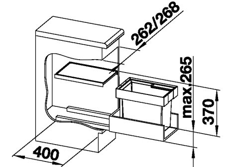 Blanco Flexon II 30/1 1 x 19l
