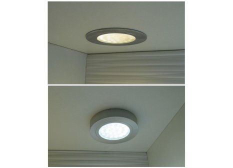 LED sada 3 světel OVAL hliník