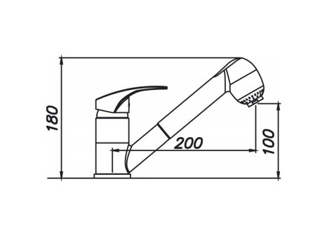 Set Sinks CLASSIC 860 V matný + baterie